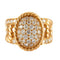 Bague 52 Bague corde en or jaune 18K et diamants 58 Facettes 2.208