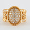 Bague 52 Bague corde en or jaune 18K et diamants 58 Facettes 2.208