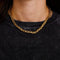 Collier Chaîne forçat diamantée en or jaune 18k 58 Facettes 2.355