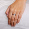 Bague 54 Ligne Vendôme Garden - Bague en or gris 18K et diamants 58 Facettes 2.116