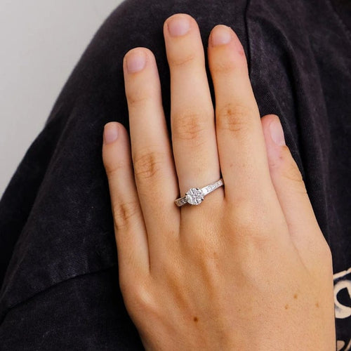 Bague 54 Ligne Vendôme Garden - Bague en or gris 18K et diamants 58 Facettes 2.116