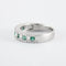 Bague 53.5 Ligne Vendôme Love - Bague en or gris 18k, émeraude et diamants 58 Facettes 2.113