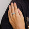 Bague 53.5 Ligne Vendôme Love - Bague en or gris 18k, émeraude et diamants 58 Facettes 2.113