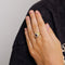 Bague 52.5 Bague marguerite en or jaune 18k avec rubis birman et diamants 58 Facettes 2.197