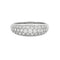 Bague 52 Bague en or blanc 18k pavée de diamants 0,95 ct 58 Facettes 002.203