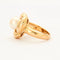 Bague 52 Bague Pétale - Bague en or jaune 18K avec perle blanche 58 Facettes 002.196