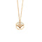 Collier Collier fleur en or rose 18k avec nacre et diamants 58 Facettes 002.687