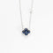 Collier Ligne Vendôme - Collier Cléopâtre en or blanc 18k, saphir et diamants 58 Facettes 002.1491