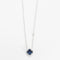 Collier Ligne Vendôme - Collier Cléopâtre en or blanc 18k, saphir et diamants 58 Facettes 002.1491