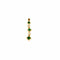 Pendentif Pendentif Arlequin en or jaune 18k, tsavorites et diamants 58 Facettes 002.148
