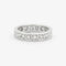 Bague 53 Alliance - Bague en or blanc 18k et diamants 0,51 ct 58 Facettes 002.200