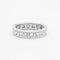 Bague 53 Alliance - Bague en or blanc 18k et diamants 0,51 ct 58 Facettes 002.200