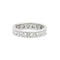 Bague 53 Alliance - Bague en or blanc 18k et diamants 0,51 ct 58 Facettes 002.200