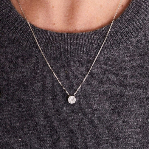 Collier Ligne Vendôme Jardin de Diamants - Collier rond en or blanc 18k diamant 58 Facettes 002.1518