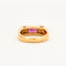 Bague 51 Bague tourmaline et diamants en or jaune 18k 58 Facettes 2.215
