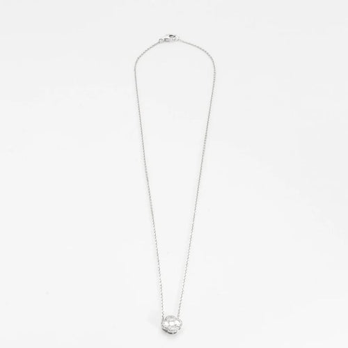 Collier Ligne Vendôme - Collier Cléopâtre en or blanc 18k et diamants 58 Facettes 002.1492