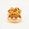Bague 52.5 Bague trèfle en or jaune 18k avec perle Akoya 58 Facettes 002.198