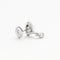 Boucles d'oreilles Boucles d'oreilles triangle en or blanc 18k et diamants 58 Facettes 002.1095