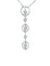 Collier Collier en or blanc 18 carats avec diamants 58 Facettes