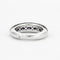 Bague 55 Bague jonc en or blanc 18k pavée d’améthyste 2,03 ct 58 Facettes 002.133