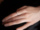 Bague 55 Solitaire - Bague en or blanc 18 carats et diamant 0,15 ct 58 Facettes