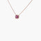 Collier Collier en or rose 18K grenat rhodolite et diamants 58 Facettes