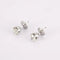 Boucles d'oreilles Boucles d’oreilles - Classiques en or gris 18K et diamants 58 Facettes