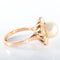 Bague 56 Bague fleur en or jaune 18K sertie d’une perle et diamants 58 Facettes LP 917