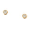 Boucles d'oreilles Clous d'oreilles en or jaune 18K serti clos 58 Facettes