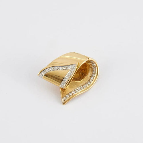 Boucles d'oreilles Boucles d’oreilles - Pavage diamants en or jaune 18K 58 Facettes
