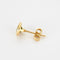 Boucles d'oreilles Clous d'oreilles - Boucles d'oreilles en or jaune 18K et péridots 58 Facettes