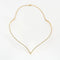 Collier Collier en V pavé de diamants en or jaune 18K 58 Facettes