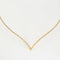 Collier Collier en V pavé de diamants en or jaune 18K 58 Facettes