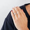 Bague 48 Dinh Van 70'S - Alliance en or blanc 18k et diamants 58 Facettes
