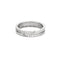 Bague 48 Dinh Van 70'S - Alliance en or blanc 18k et diamants 58 Facettes