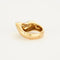 Bague 55 Bague pavée de diamants en or jaune 18K 58 Facettes