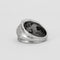 Bague 54 Bague jonc pavée de diamants en or gris 18K 58 Facettes 1