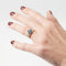 Bague 56 Bague pavée en or jaune 18k avec saphirs et diamants 58 Facettes 1