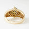 Bague 56 Bague pavée en or jaune 18k avec saphirs et diamants 58 Facettes 1