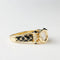 Bague 54 Korloff - Bague en or jaune 18k avec diamants et émail noir 58 Facettes