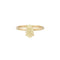 Bague 55 Solitaires - Bague en or jaune 18k et diamant jaune fancy 58 Facettes