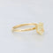 Bague 55 Solitaires - Bague en or jaune 18k et diamant jaune fancy 58 Facettes