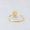 Bague 55 Solitaires - Bague en or jaune 18k et diamant jaune fancy 58 Facettes