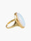 Bague 53 Bague opale en or jaune 14K 58 Facettes
