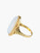Bague 53 Bague opale en or jaune 14K 58 Facettes