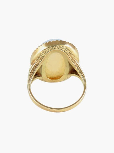 Bague 53 Bague opale en or jaune 14K 58 Facettes
