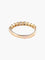 Bague 53 Demi-alliance - Bague en or jaune et diamants 58 Facettes