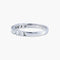 Bague 61 Demi-alliance - Bague en or blanc 18k et diamants 1,05 ct 58 Facettes
