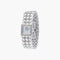 Montre MIKAEL - Montre en or blanc 18 k sertie de diamants 58 Facettes M8236
