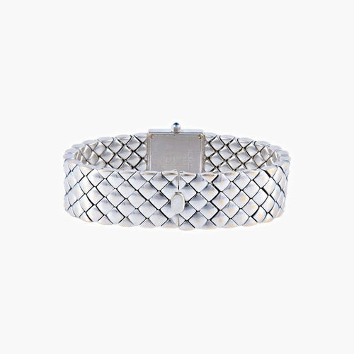Montre MIKAEL - Montre en or blanc 18 k sertie de diamants 58 Facettes M8236